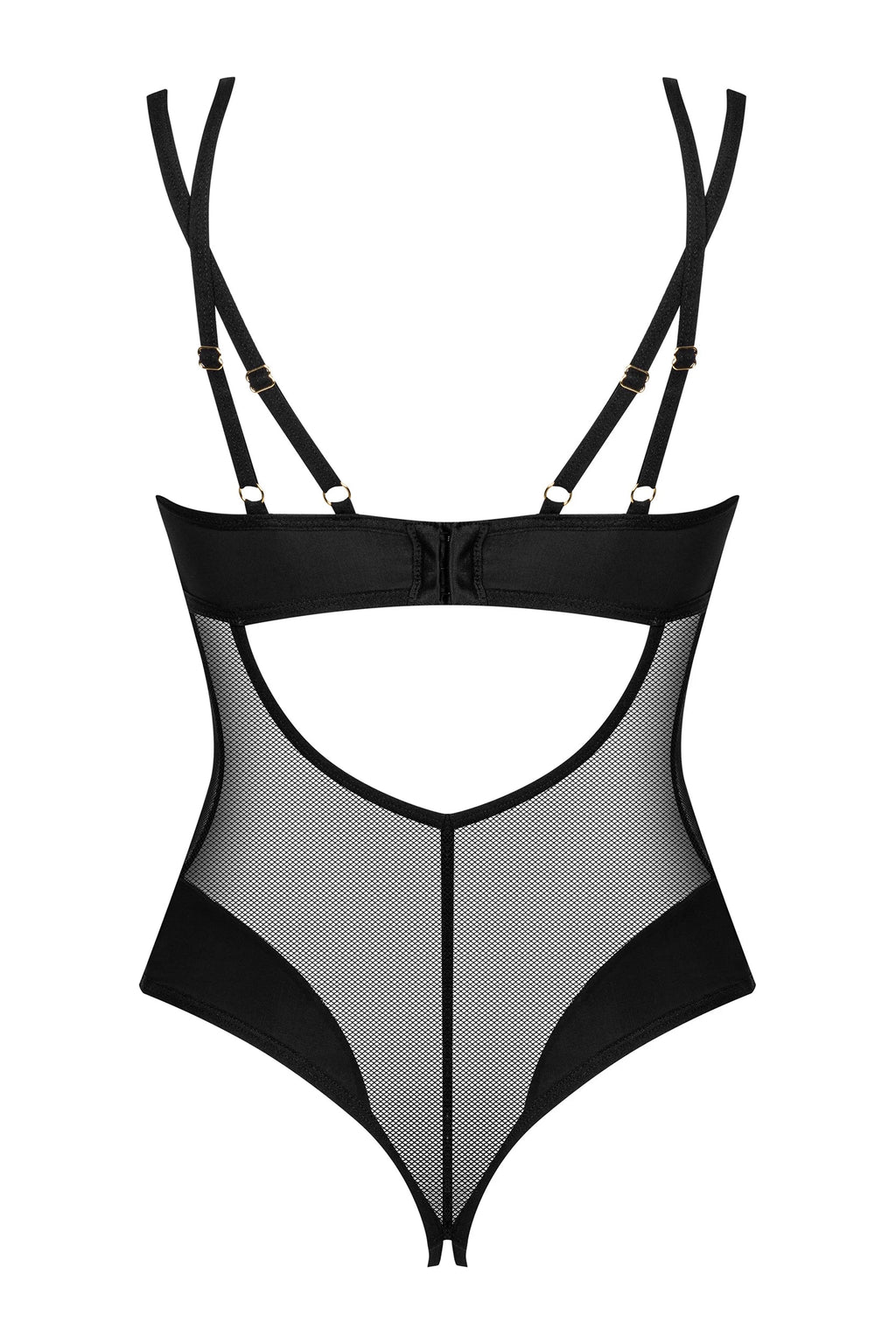 Crotchless Mesh Teddy Obsessive Nesari