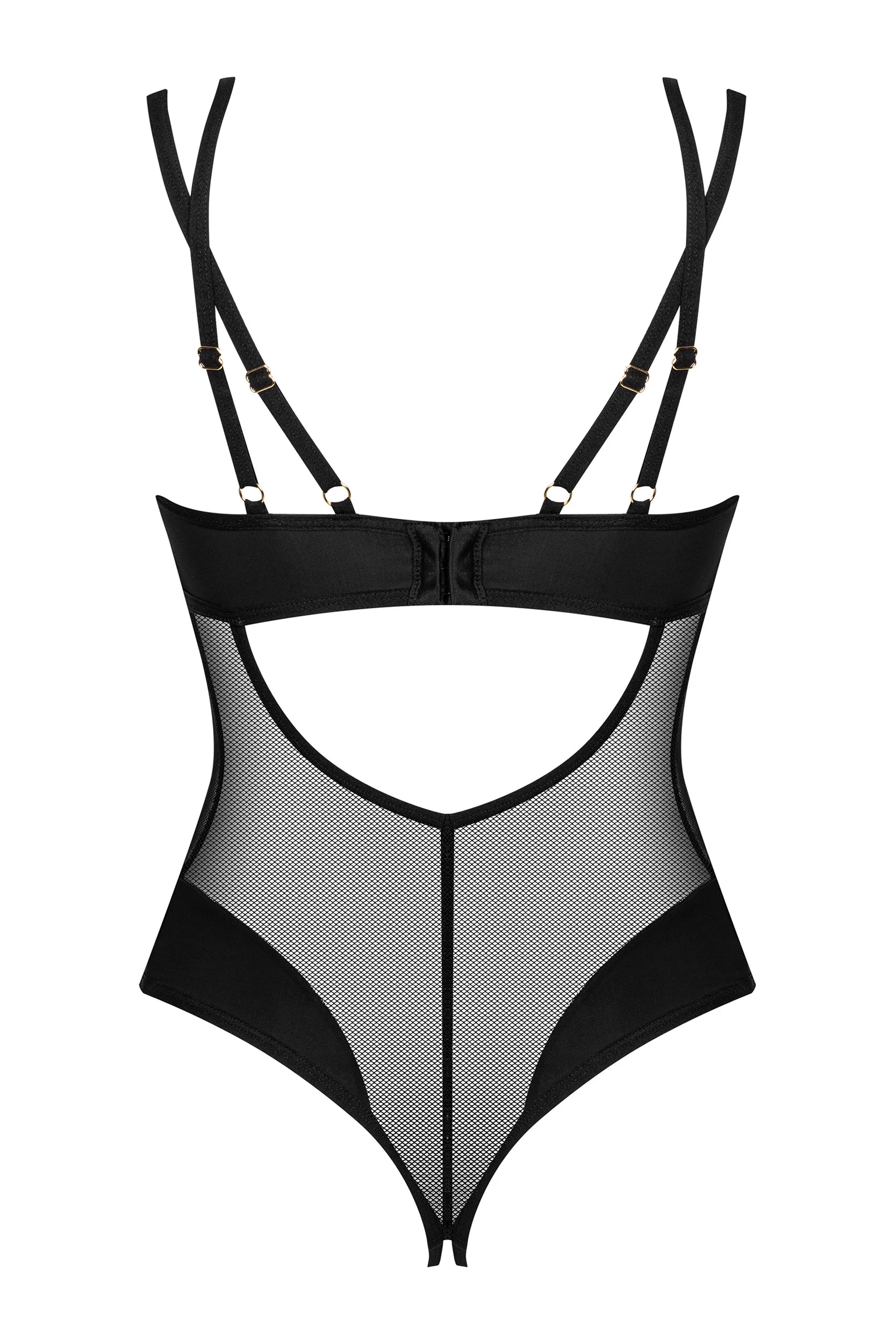 Crotchless Mesh Teddy Obsessive Nesari